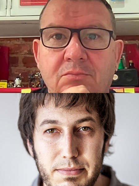 Carlos Taibo e Aritz Cirbián